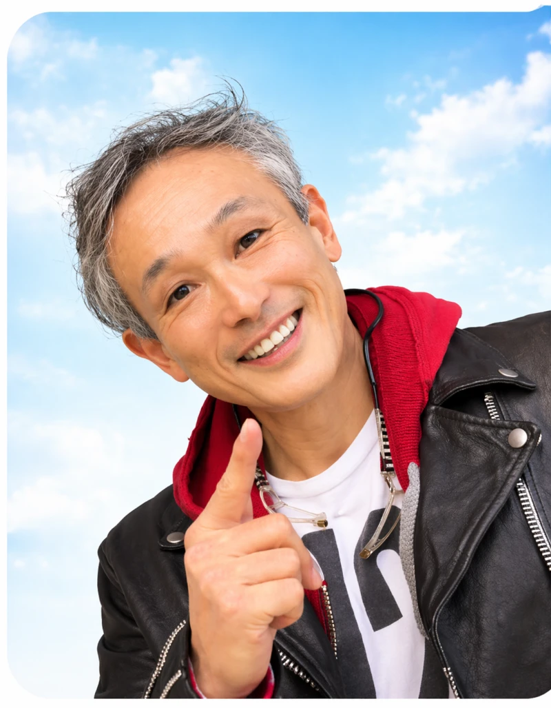 ここには、相談しやすさや安心感が伝わるビジュアルが入ります。人物写真またはブランドキャラクターを使い、最後の後押しになる画像を配置します。