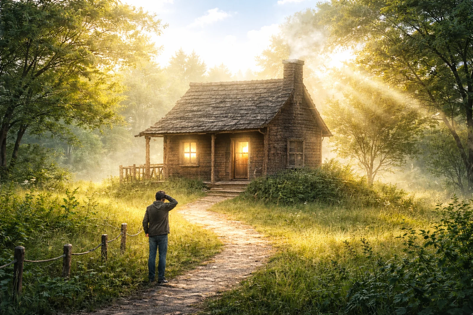 光が差して見やすくなった家のイメージ